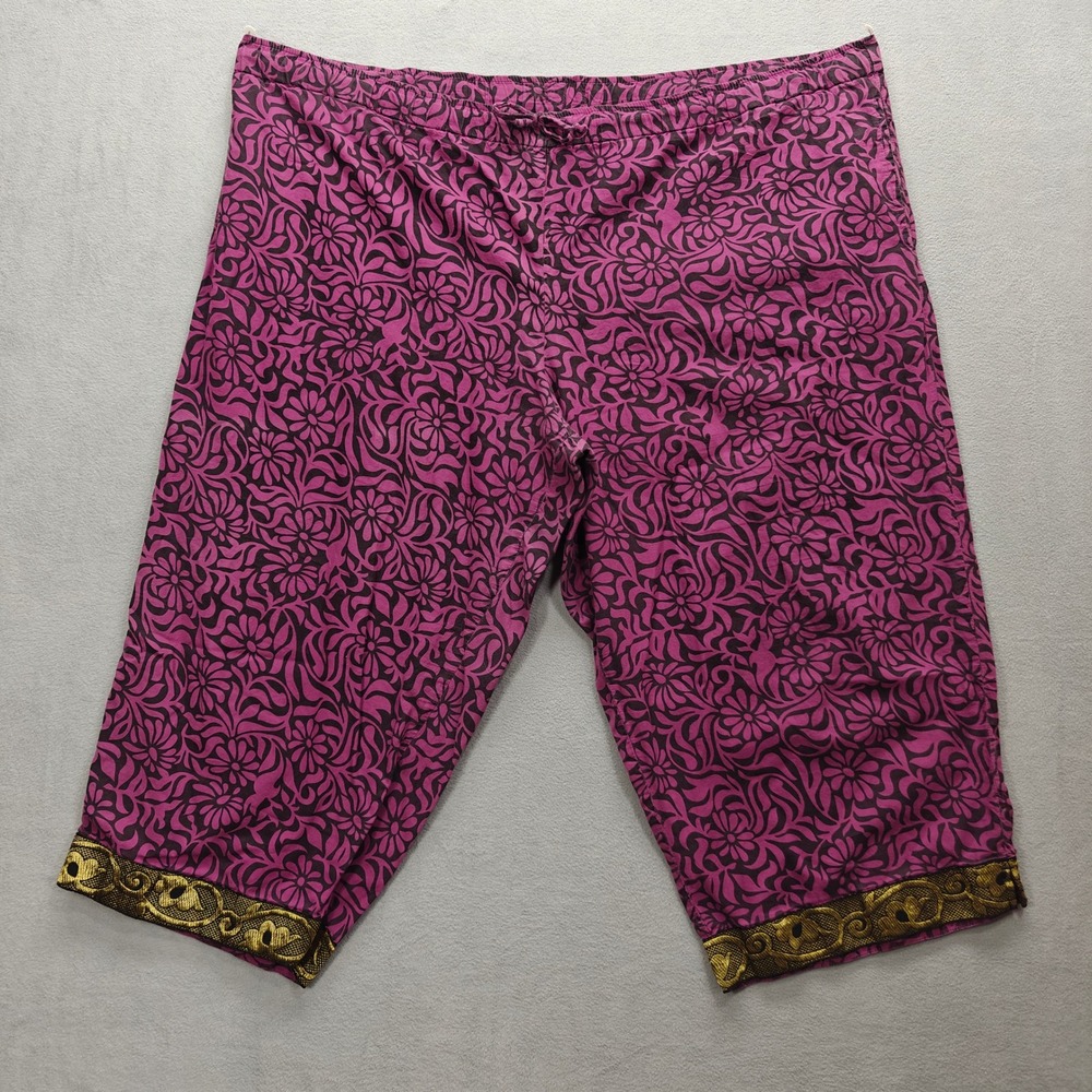 Punjammies Sudara Carpi Pajama Pants Women XXL Boho Floral Hippie Indie Festival